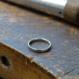 Ethical White Gold 2mm Traditional Court Wedding Ring