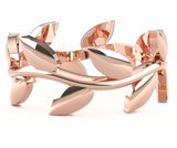 Fairtrade Rose Gold Leaf Wave Ring