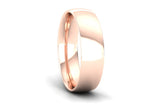 Ethical Rose Gold 6mm Traditional Court Wedding Ring